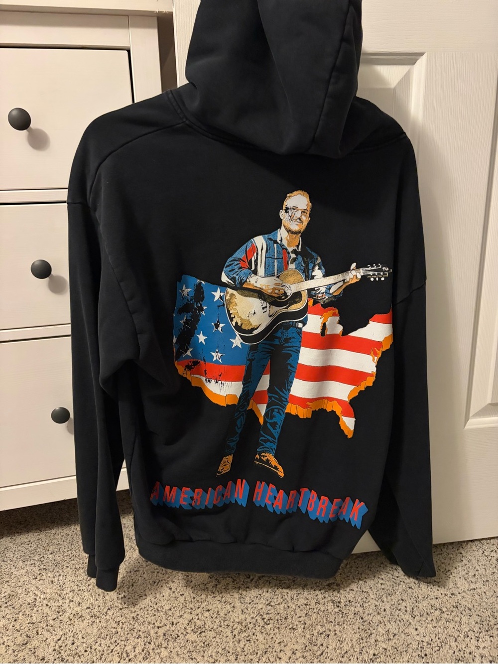 Black Zach Bryan American Heartbreak Tour Hoodie Unisex